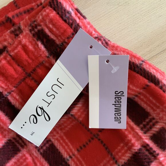 NWT!! Red Plaid Fleece Drawstring Pajama Pants Unisex Size 3X - Picture 8 of 8